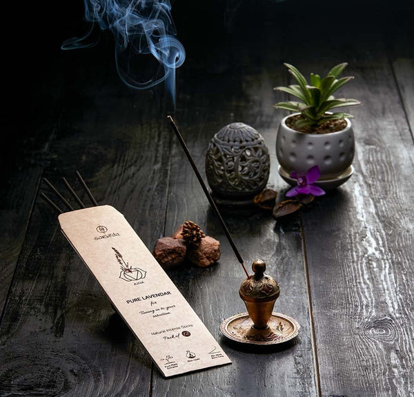 Buy Pure Lavender Incense Sticks | Shop Verified Sustainable Pooja Needs on Brown Living™