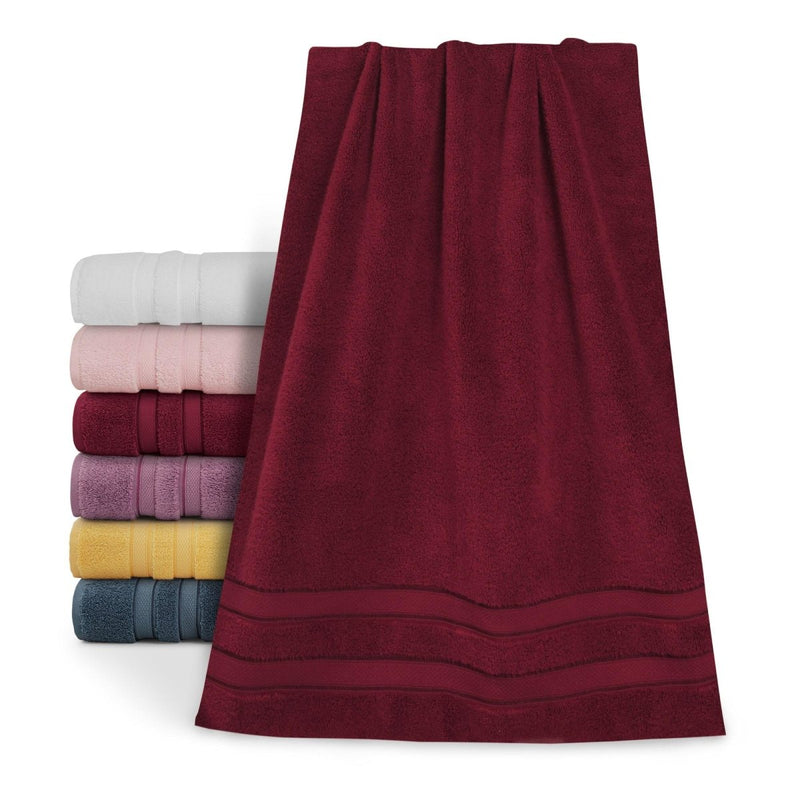 Buy Pure paradise Zero Twist Cotton 600 GSM - Jester Red | Shop Verified Sustainable Products on Brown Living