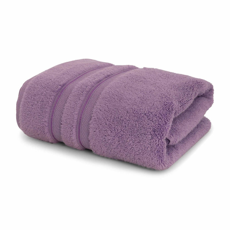 Buy Pure paradise Zero Twist Cotton 600 GSM Towel-Mulberry | Shop Verified Sustainable Bath Linens on Brown Living™