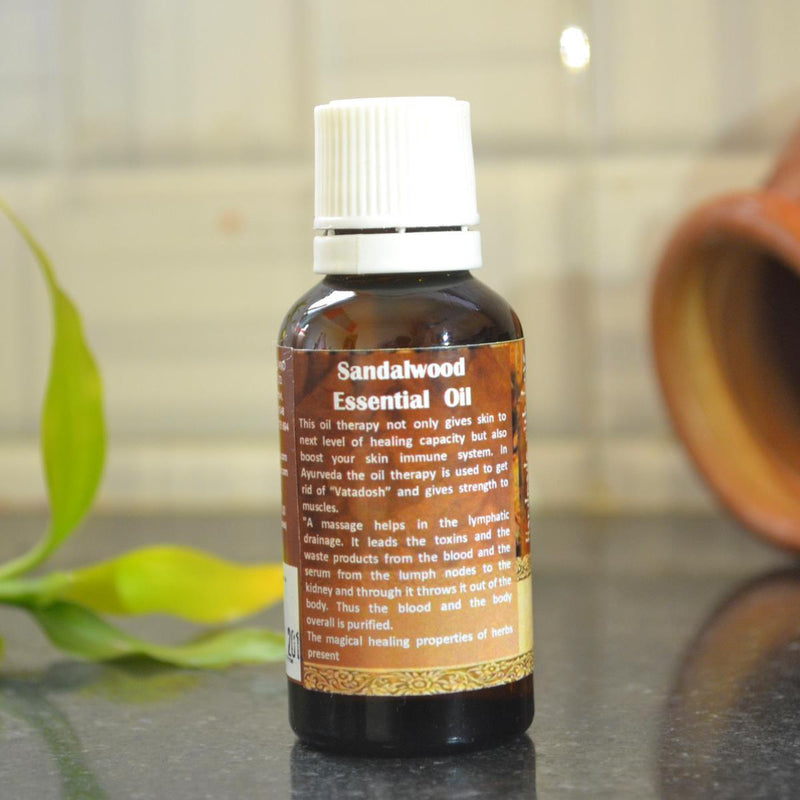 Buy Pure Sandalwood Essential oil - 30mL | Shop Verified Sustainable Products on Brown Living