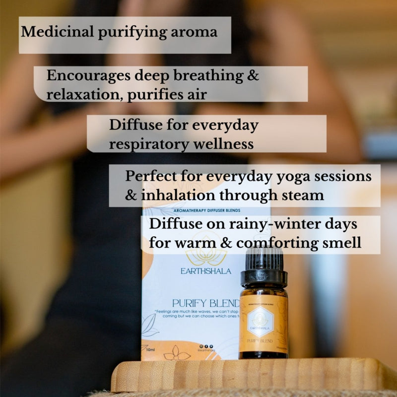 Buy Purify Aromatherapy Diffuser Blend | Shop Verified Sustainable Essential Oils on Brown Living™