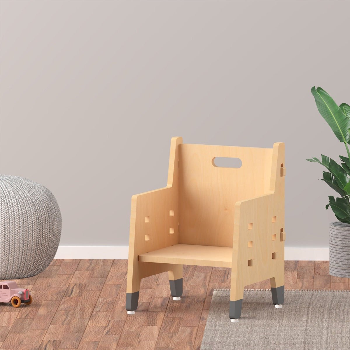 Purple Mango Wooden Weaning Chair | Verified Sustainable by Brown Living™