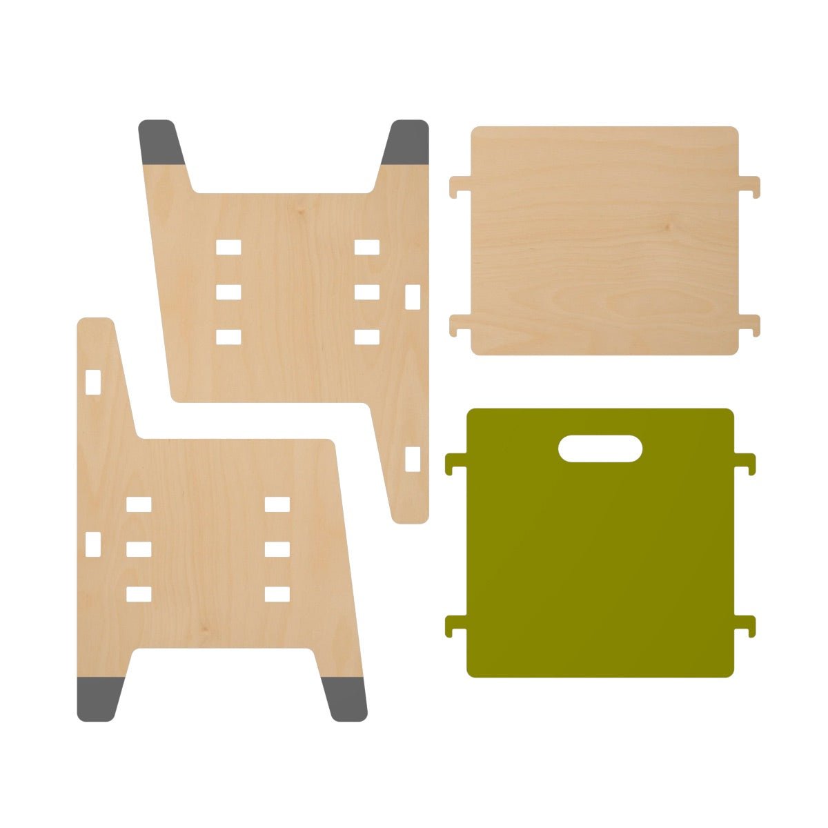 Purple Mango Wooden Weaning Chair | Verified Sustainable by Brown Living™