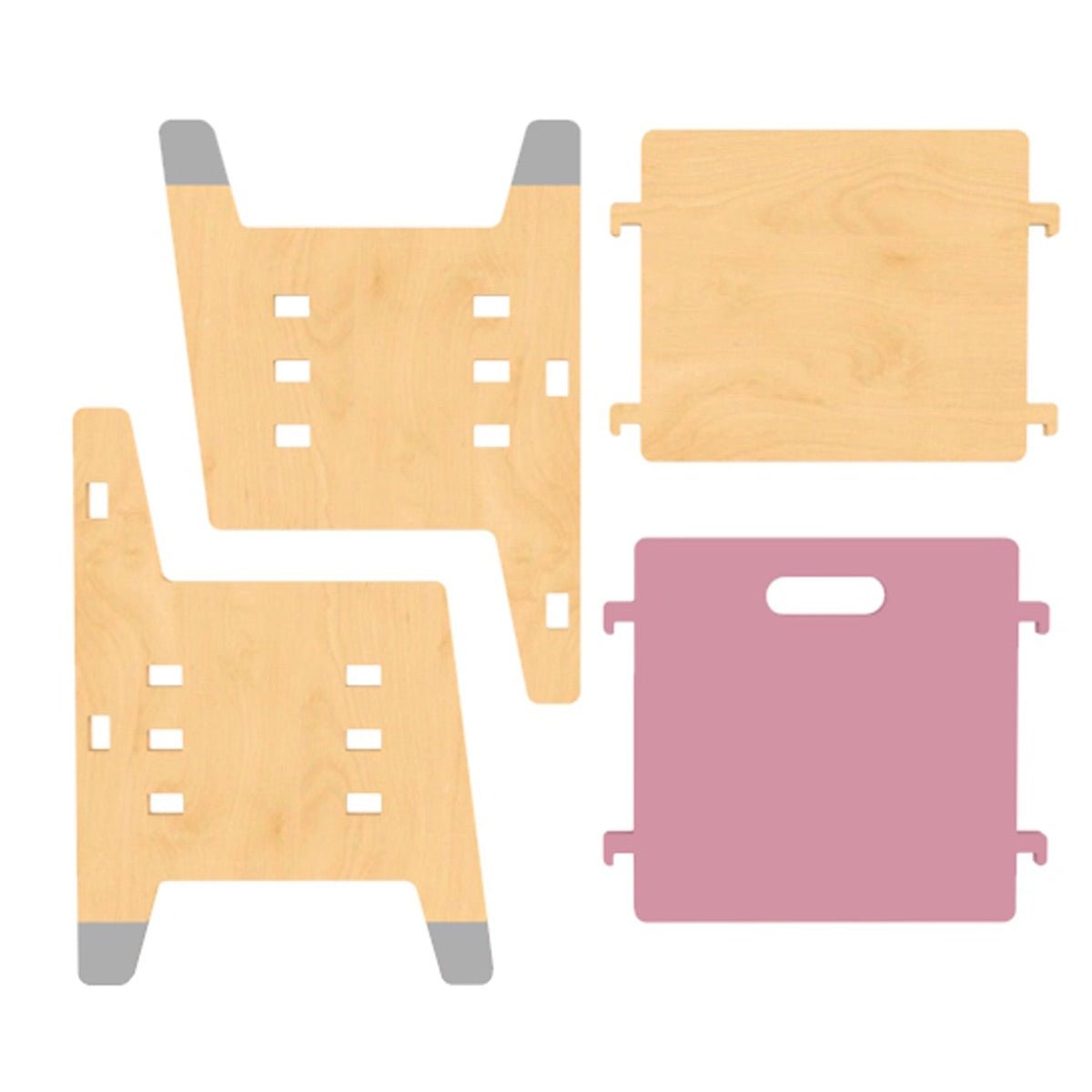 Purple Mango Wooden Weaning Chair | Verified Sustainable by Brown Living™