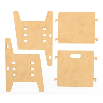 Purple Mango Wooden Weaning Chair | Verified Sustainable by Brown Living™