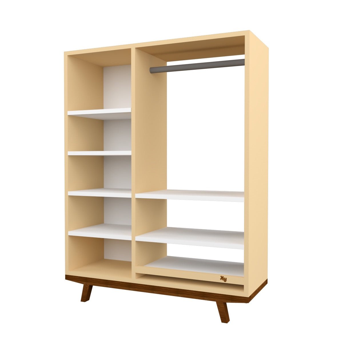 Purple Orchid Montessori | Wooden Wardrobe | Verified Sustainable by Brown Living™