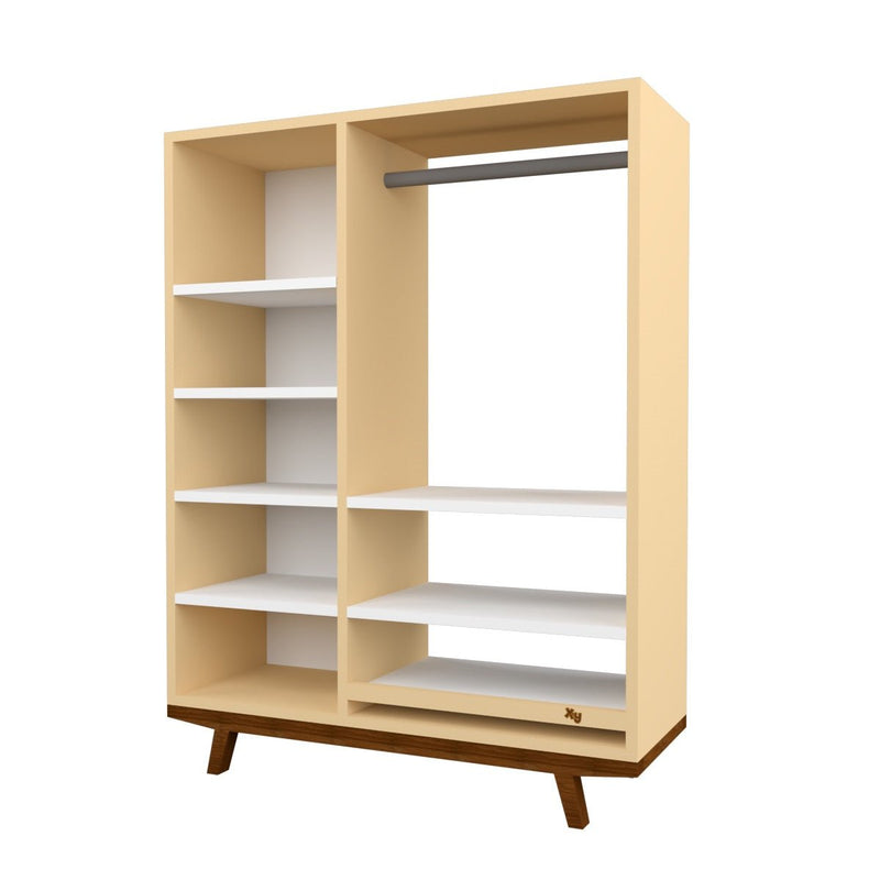Buy Purple Orchid Montessori | Wooden Wardrobe | Shop Verified Sustainable Products on Brown Living