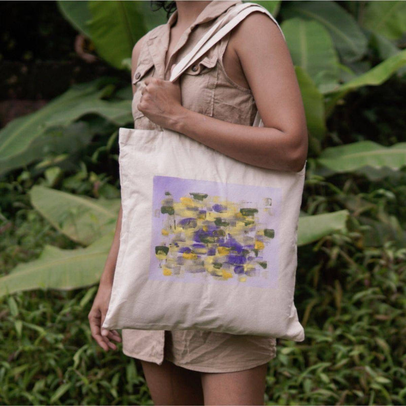Buy Purple Wall Light Tote | Shop Verified Sustainable Products on Brown Living