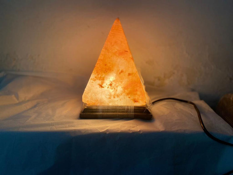 Pyramid Himalayan Salt Lamp | Verified Sustainable Lamps & Lighting on Brown Living™