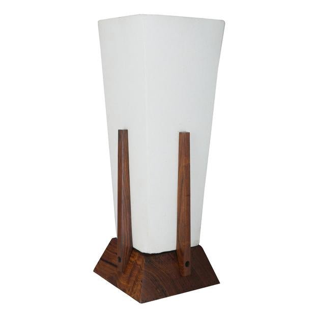 Wooden Table Lamp for Bedroom | Home Decorative (Brown - 14'' Inch x 14" inch) | Verified Sustainable by Brown Living™