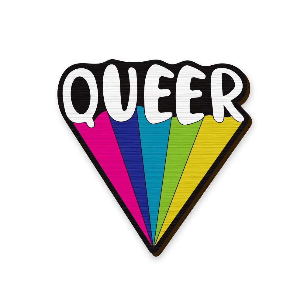 Queer Rainbow Pin | Verified Sustainable by Brown Living™