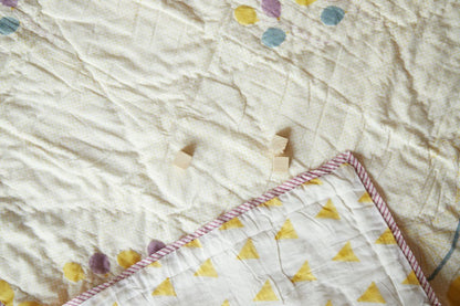 Quilt - I Am Going To The Circus - Yellow | Verified Sustainable by Brown Living™