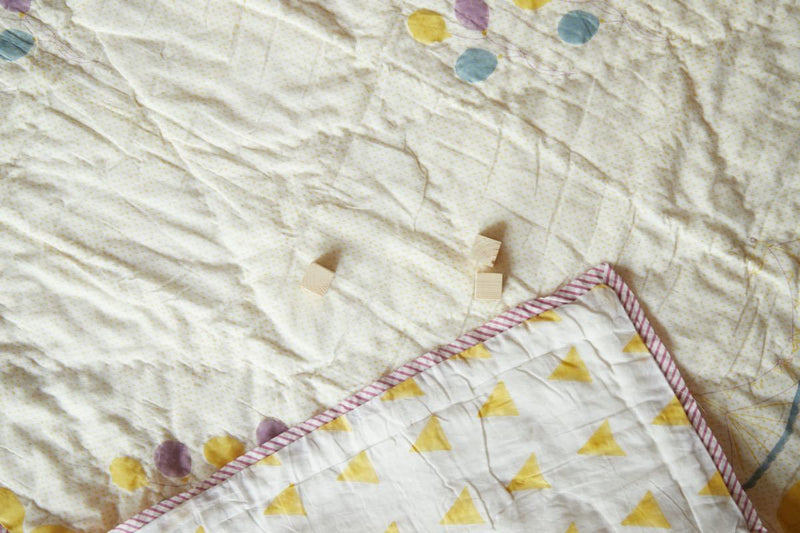 Buy Quilt - I Am Going To The Circus - Yellow | Shop Verified Sustainable Products on Brown Living