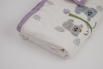 Quilt - K for Koala - Purple | Verified Sustainable by Brown Living™