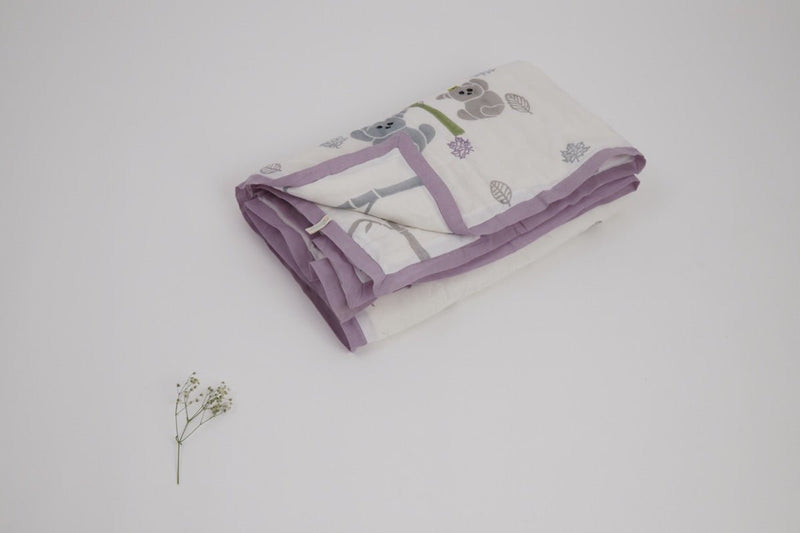 Buy Quilt- K for Koala- Purple | Shop Verified Sustainable Products on Brown Living