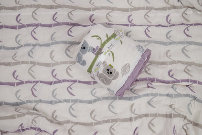 Quilt - K for Koala - Purple | Verified Sustainable by Brown Living™