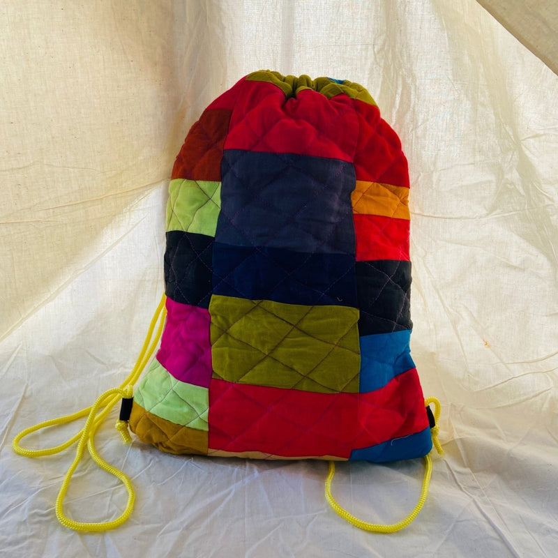 Buy Quilted Drawstring Bag | Shop Verified Sustainable Travel Accessories on Brown Living™