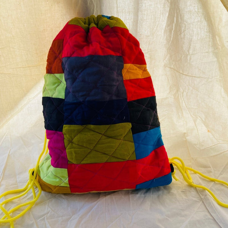 Buy Quilted Drawstring Bag | Shop Verified Sustainable Travel Accessories on Brown Living™