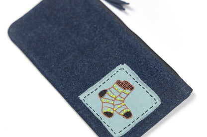 Quirky Socks Vanity Pouch | Verified Sustainable by Brown Living™