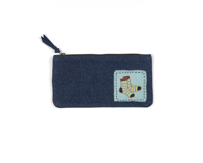 Quirky Socks Vanity Pouch | Verified Sustainable by Brown Living™