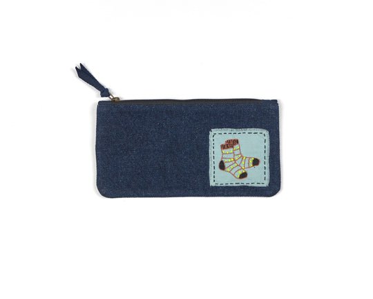 Buy Quirky Socks Vanity Pouch | Shop Verified Sustainable Products on Brown Living