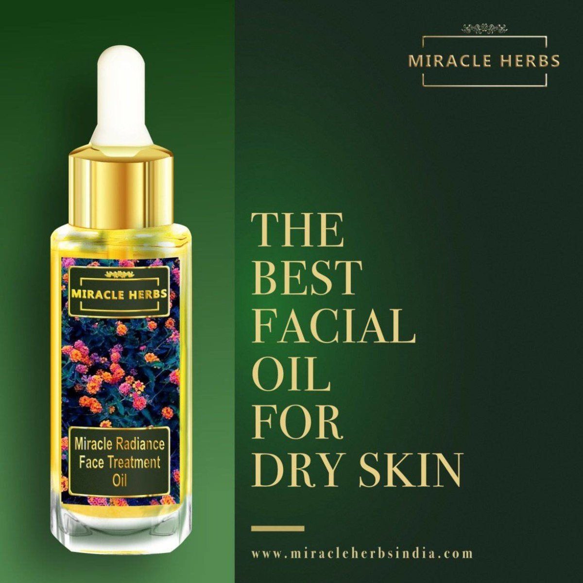 Radiance - Face Treatment Oil with Multivitamin Complex & 100% Pure Plant Extracts | Verified Sustainable by Brown Living™