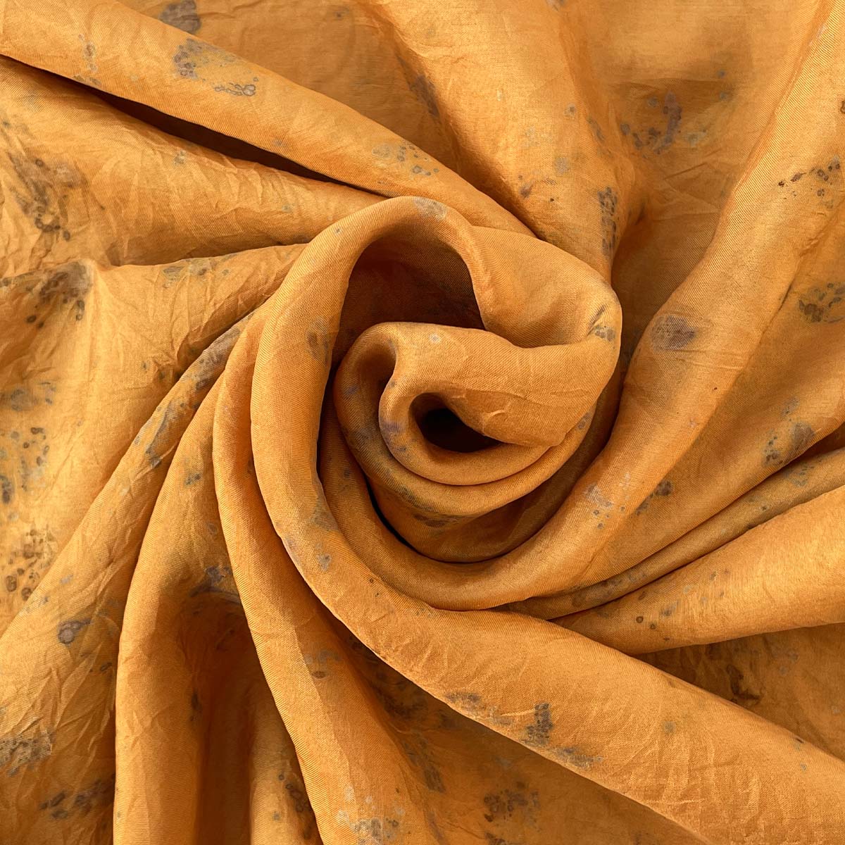 Radiant Yellow Silk Square Scarf | Verified Sustainable by Brown Living™