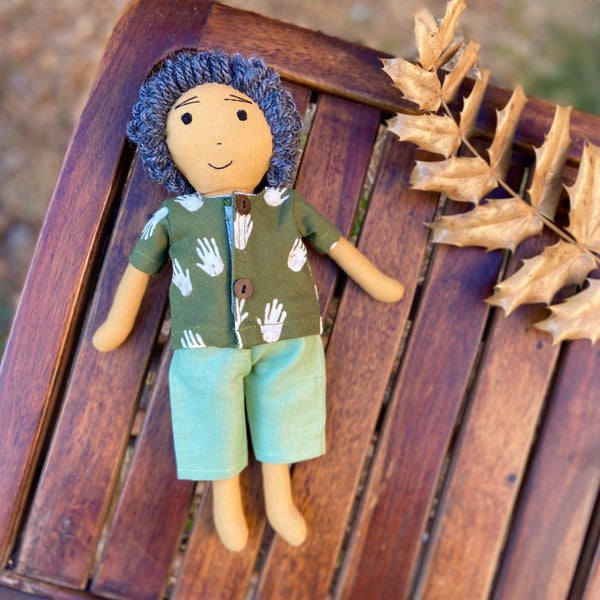 Rahul- Fabric Dolls Single Doll | Verified Sustainable Role & Pretend Play Toys on Brown Living™