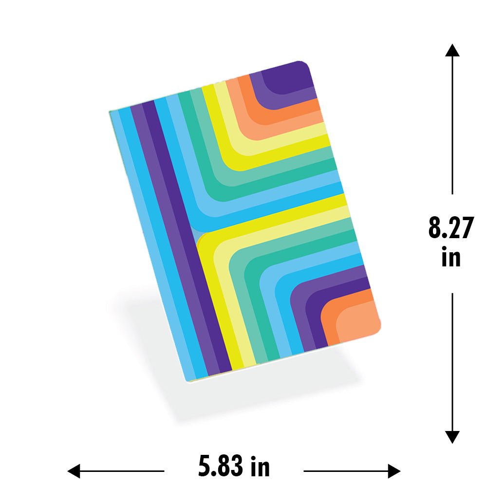 Rainbow Lane Notebook | Verified Sustainable by Brown Living™