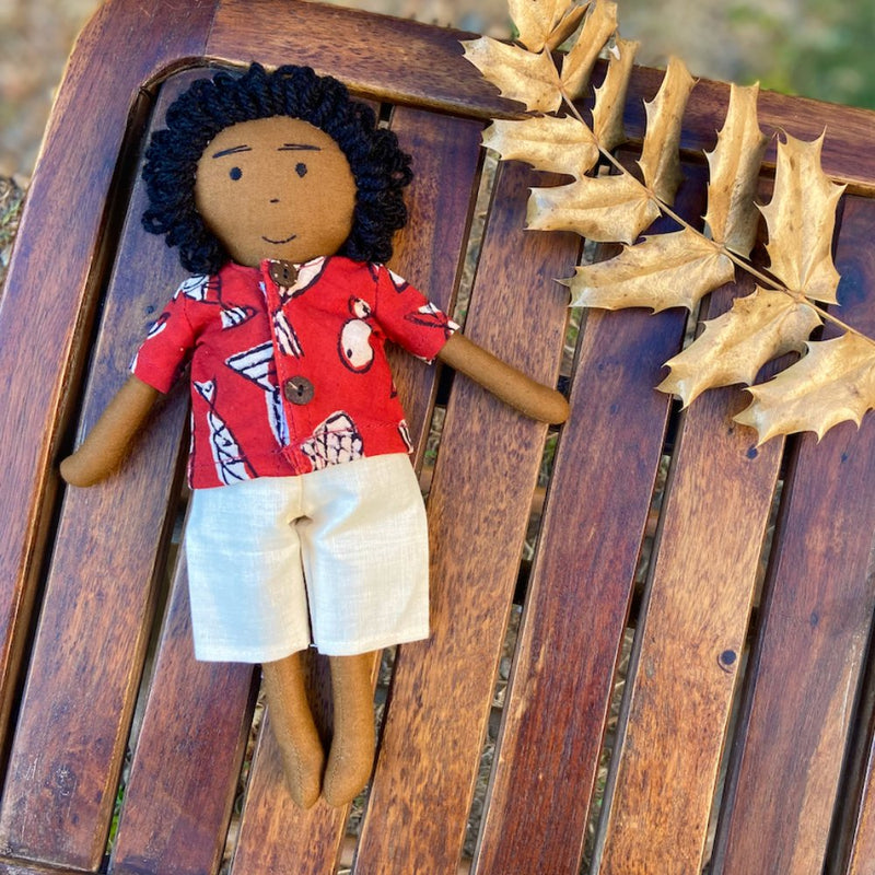 Raj- Fabric Dolls Single Doll | Verified Sustainable Role & Pretend Play Toys on Brown Living™