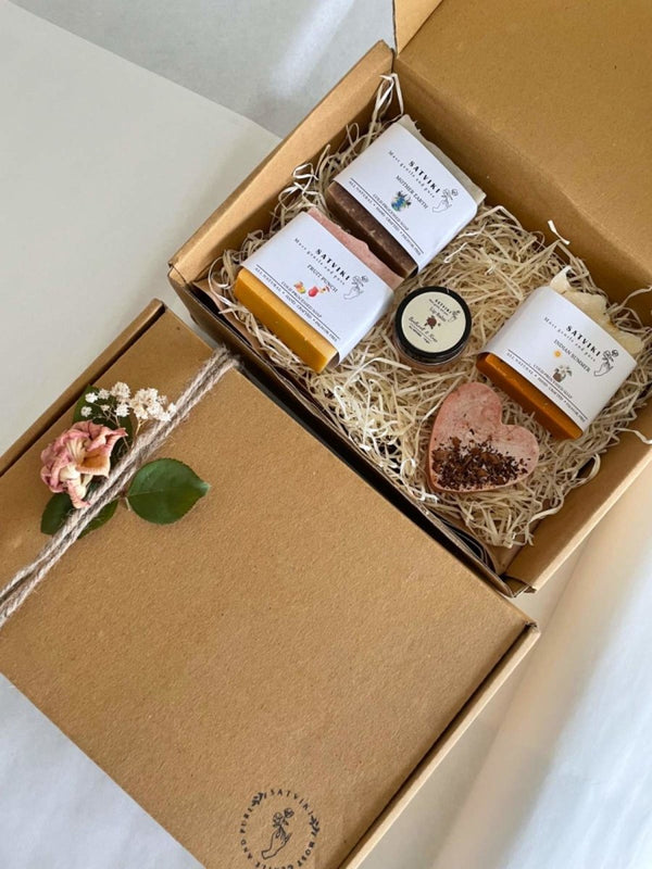 Buy Rakhi Gift Set | For Sister | Eco- Conscious Gift | Cold Processed Soap | Shop Verified Sustainable Gift Hampers on Brown Living™