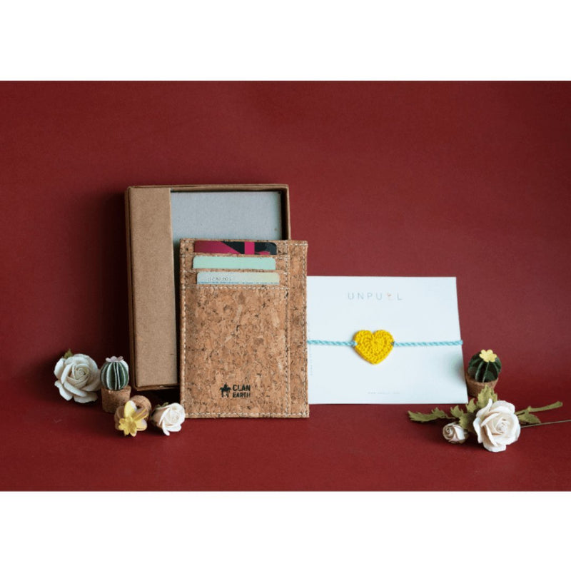 Buy Rakhi Gifts for Him - Hand crafted Wallet and Rakhi | Shop Verified Sustainable Products on Brown Living