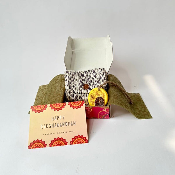 Buy Rakhi Surprise Gift Box - The Fragrance Pouch | Shop Verified Sustainable Products on Brown Living