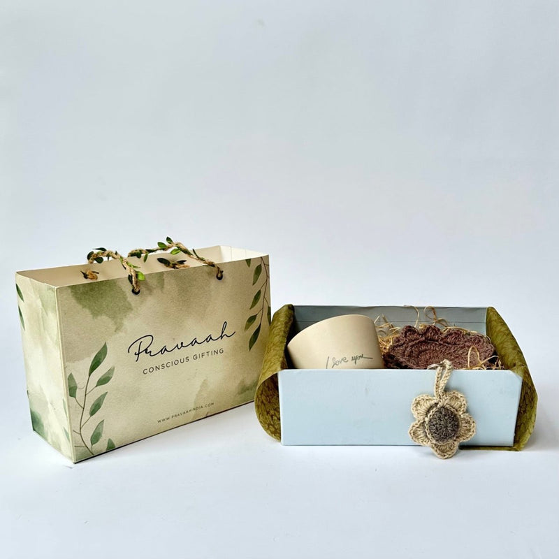 Buy Cup, Coaster and Chain Gift Hamper | Shop Verified Sustainable Gift Hampers on Brown Living™