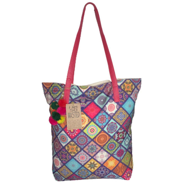 Buy Rangoli Upcycled Tote Bag | Shop Verified Sustainable Tote Bag on Brown Living™