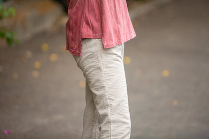 Rare Red Ombre Women's A - Line Organic Cotton Top | Verified Sustainable by Brown Living™