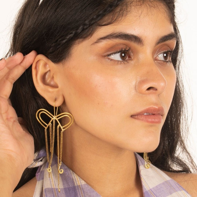 Buy Rasmalai Earrings | Shop Verified Sustainable Products on Brown Living
