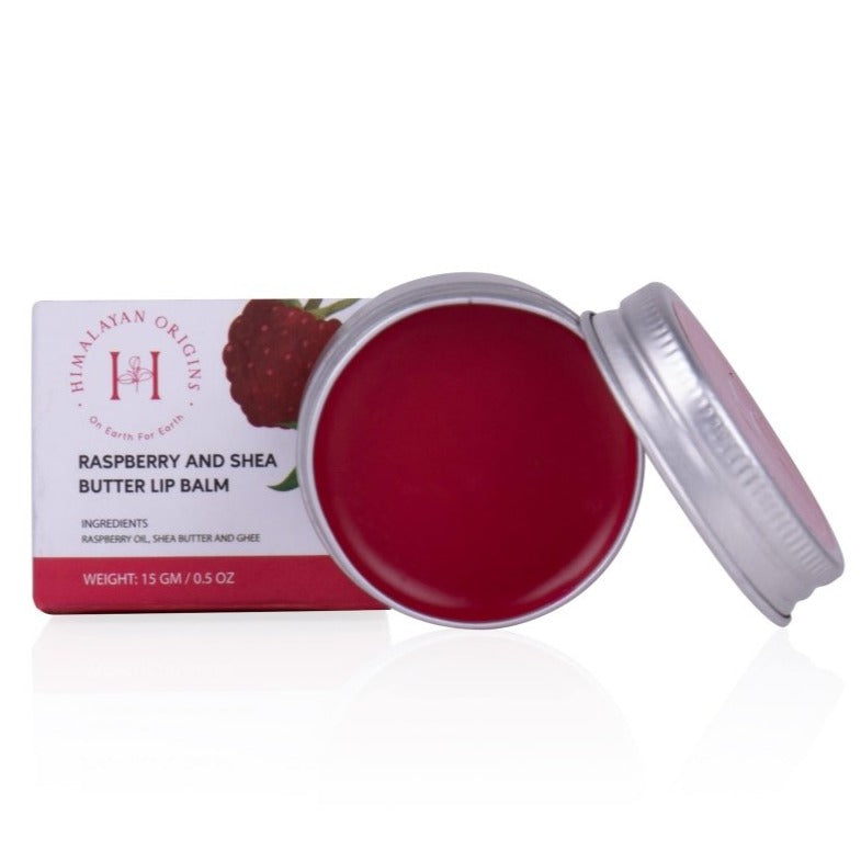 Buy Raspberry and Shea Butter Tinted Lip Balm | Moisturizing Lip Balm | Petrochemical and Paraben | Shop Verified Sustainable Products on Brown Living