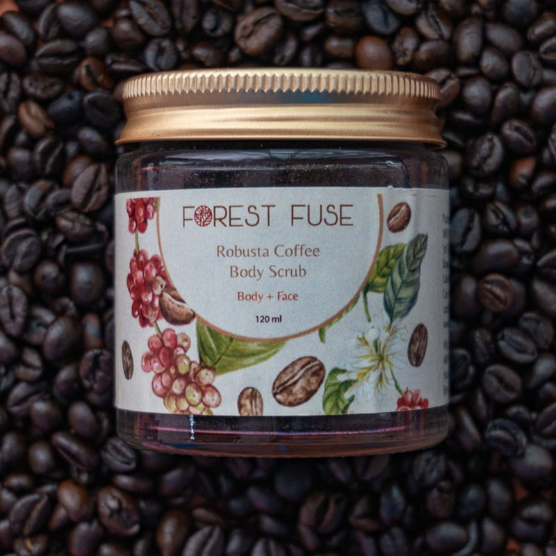 Buy Raw Robusta Coffee Body and Face Scrub | Shop Verified Sustainable Body Scrub on Brown Living™