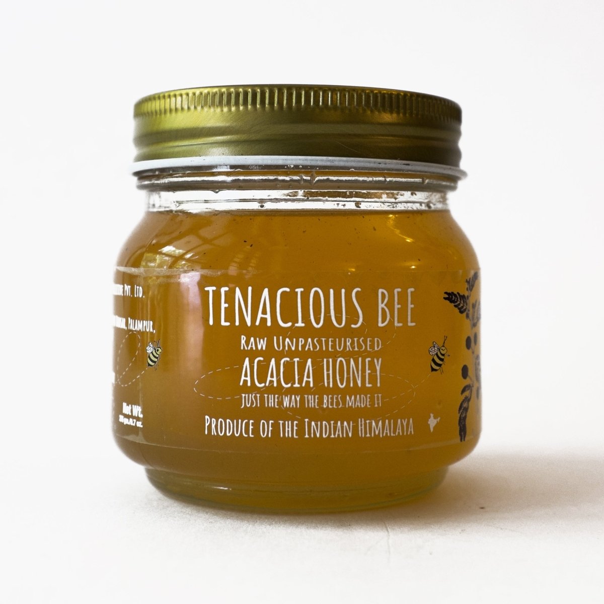 Raw Unpasteurized Acacia Honey - 275 g | Verified Sustainable by Brown Living™