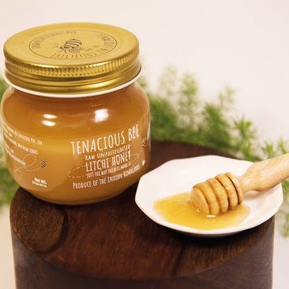 Raw Unpasteurized Litchi Honey - 275 g | Verified Sustainable by Brown Living™