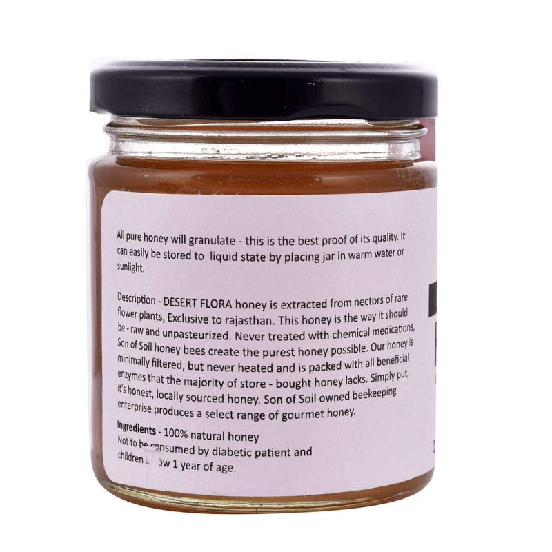 Buy Raw Unprocessed Desert Flora Honey | 230 gm | Pack of 1 | Shop Verified Sustainable Honey & Syrups on Brown Living™