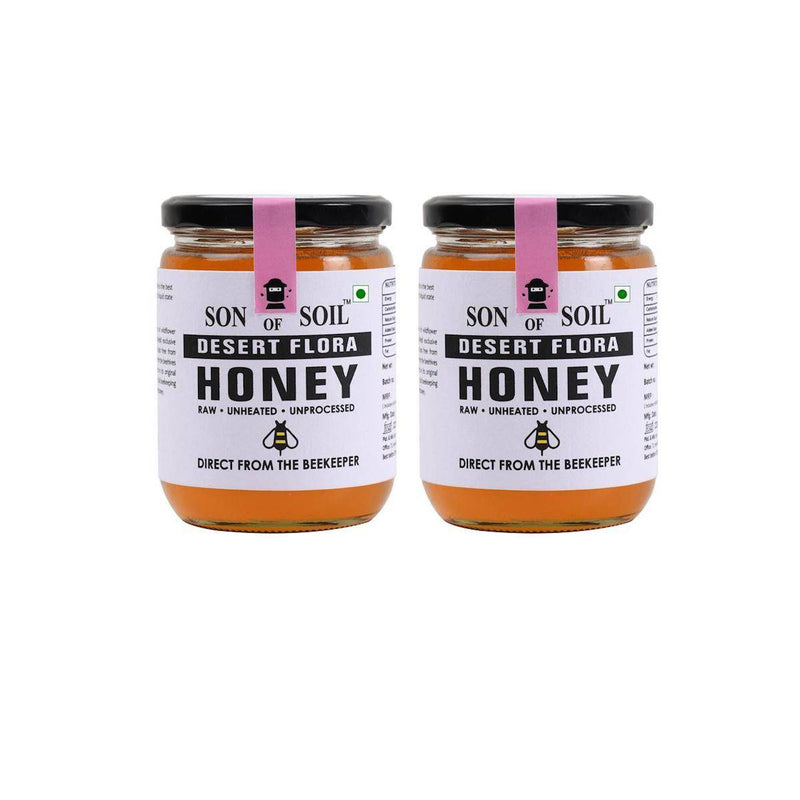 Buy Raw Unprocessed Desert Flora Honey | 665 gm x 2 ( Pack of 2 ) | Shop Verified Sustainable Products on Brown Living