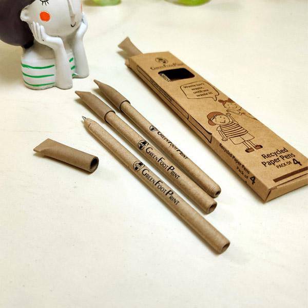 Recycled Paper Pens - Pack of 10 | Verified Sustainable by Brown Living™