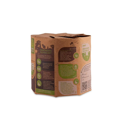 Recycled Toilet Roll - Single Pack of 6 Rolls | Verified Sustainable by Brown Living™