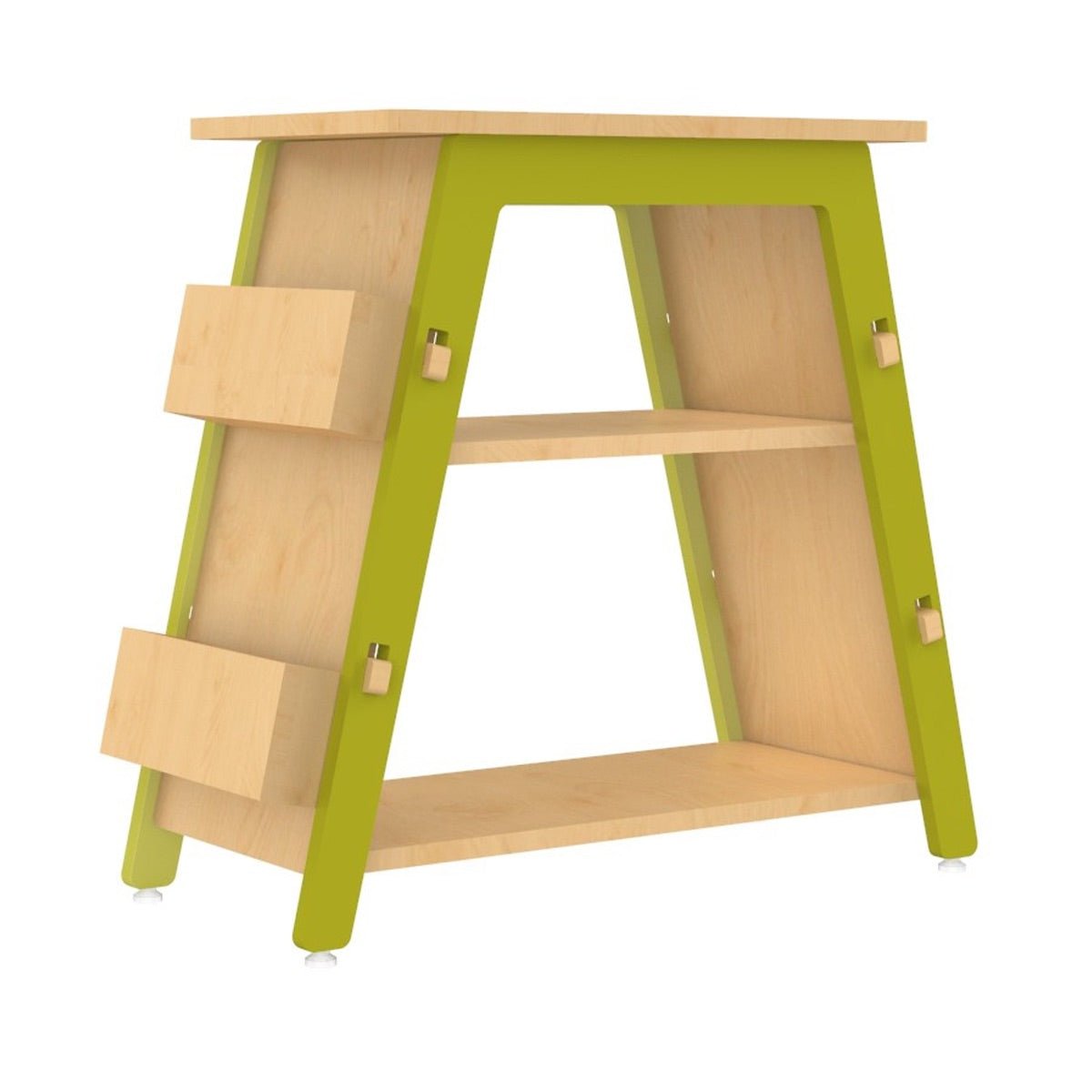 Red Pear | Wooden Bookshelf | Verified Sustainable by Brown Living™