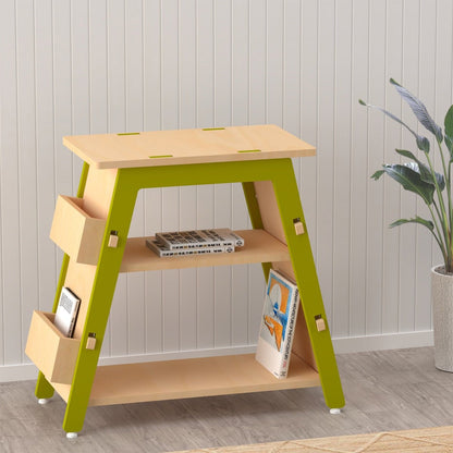 Red Pear | Wooden Bookshelf | Verified Sustainable by Brown Living™