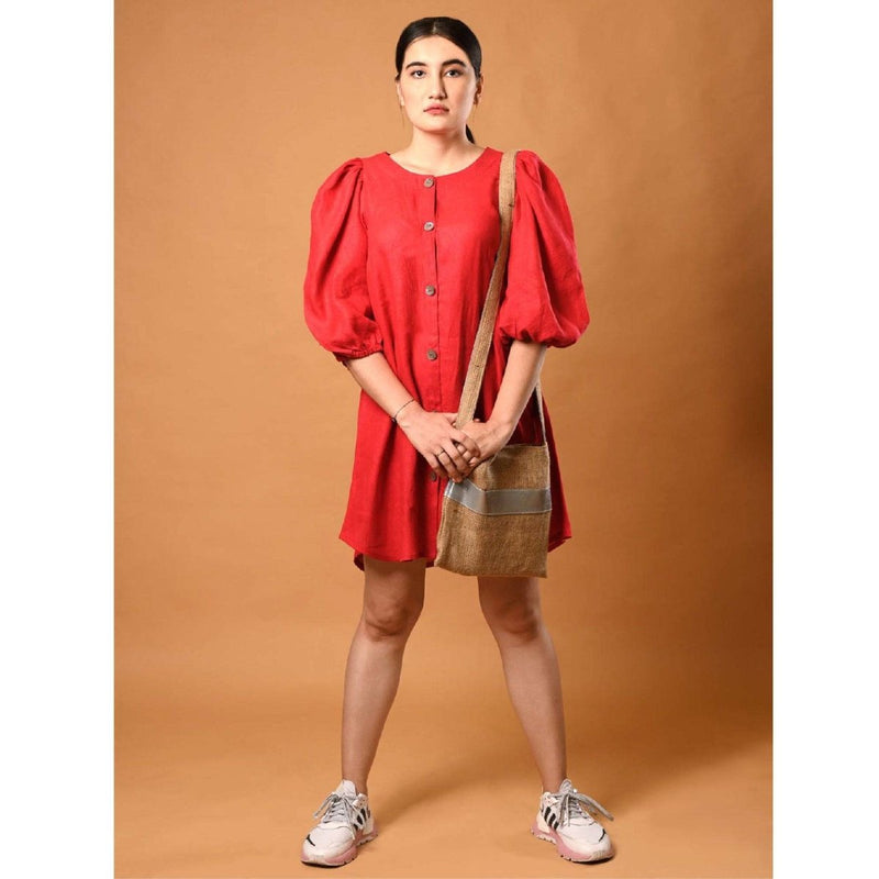 Buy Red Tent Dress | Shop Verified Sustainable Products on Brown Living