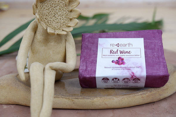 Buy Red Wine Luxury Soap | Shop Verified Sustainable Products on Brown Living