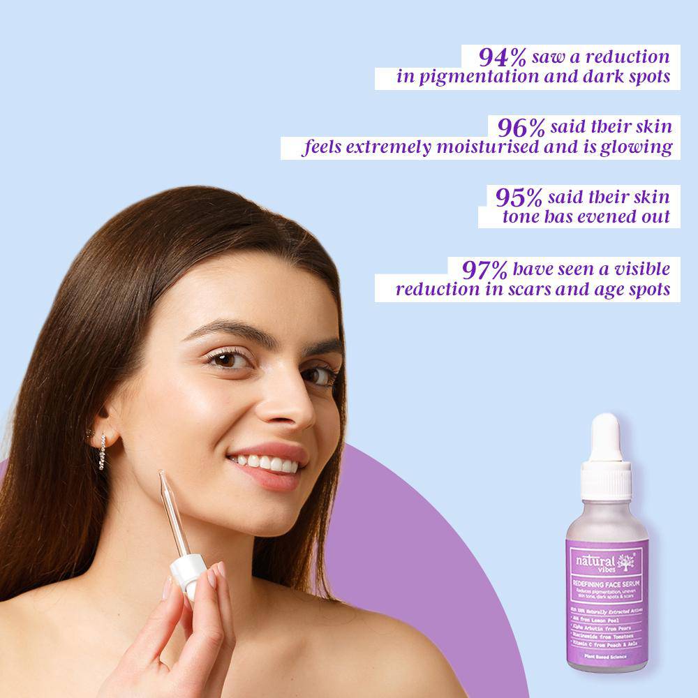 Redefining Face Serum for Pigmentation & Scars 30ml – Face Serum by Natural Vibes available on Brown Living™. . SKU: 063 - 15777 - NV_redefining_serum_30ml. Img 3.